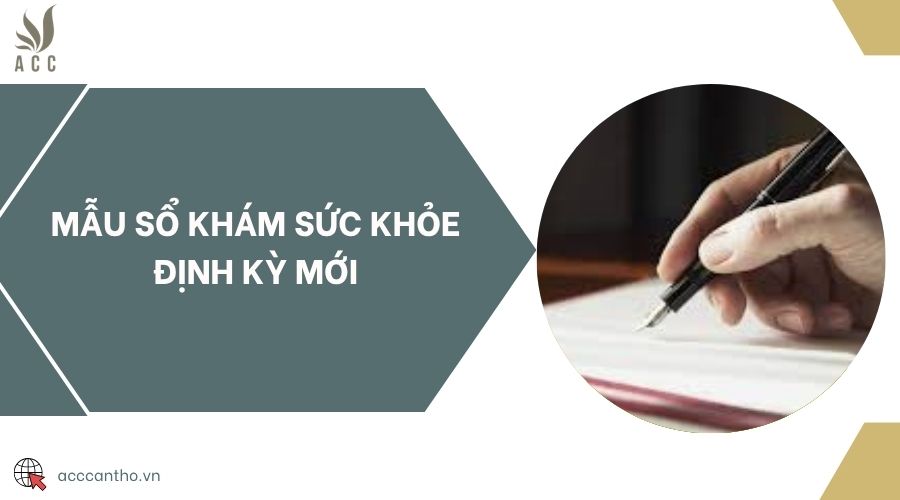 Mẫu sổ khám sức khỏe định kỳ mới
